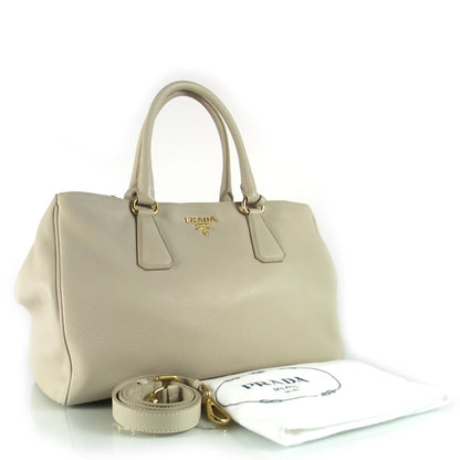 Prada Cervo Deerskin Executive Tote Pomice 3 of 10