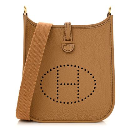 Hermes Taurillon Clemence Evelyne TPM Biscuit 1 of 11
