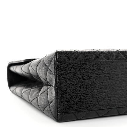 Chanel Caviar Quilted Jumbo Kelly Flap Black 9 of 10