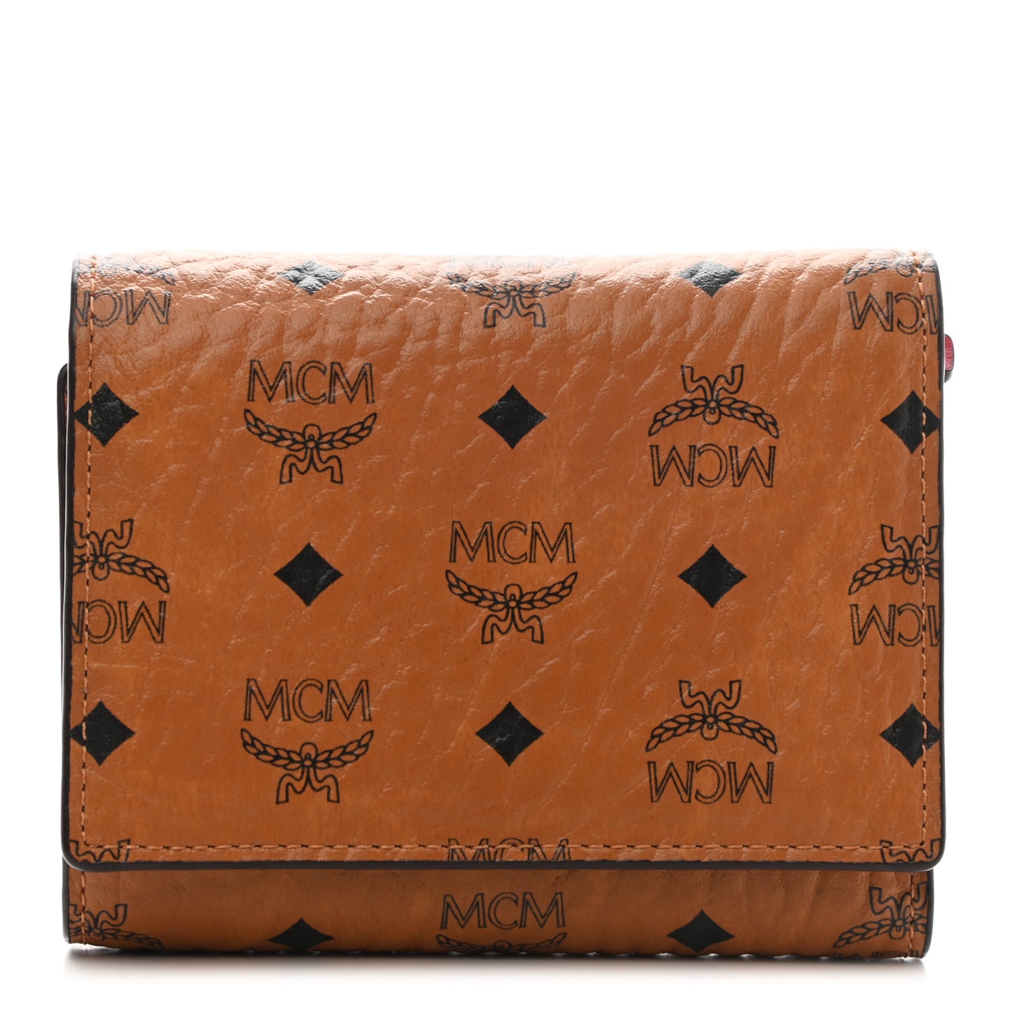 Visetos Trifold Wallet Cognac