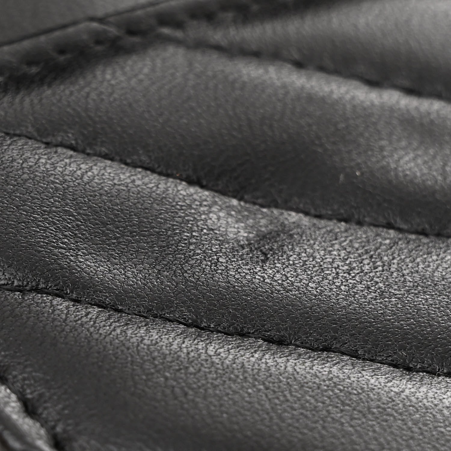 Chanel Lambskin Chevron Quilted Trendy CC Wallet On Chain WOC Black 12 of 12