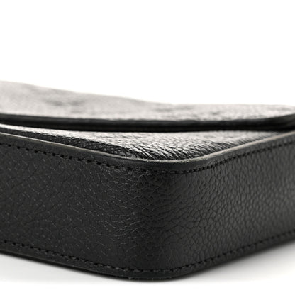 Louis Vuitton Empreinte Pochette Felicie Chain Wallet Black 10 of 10