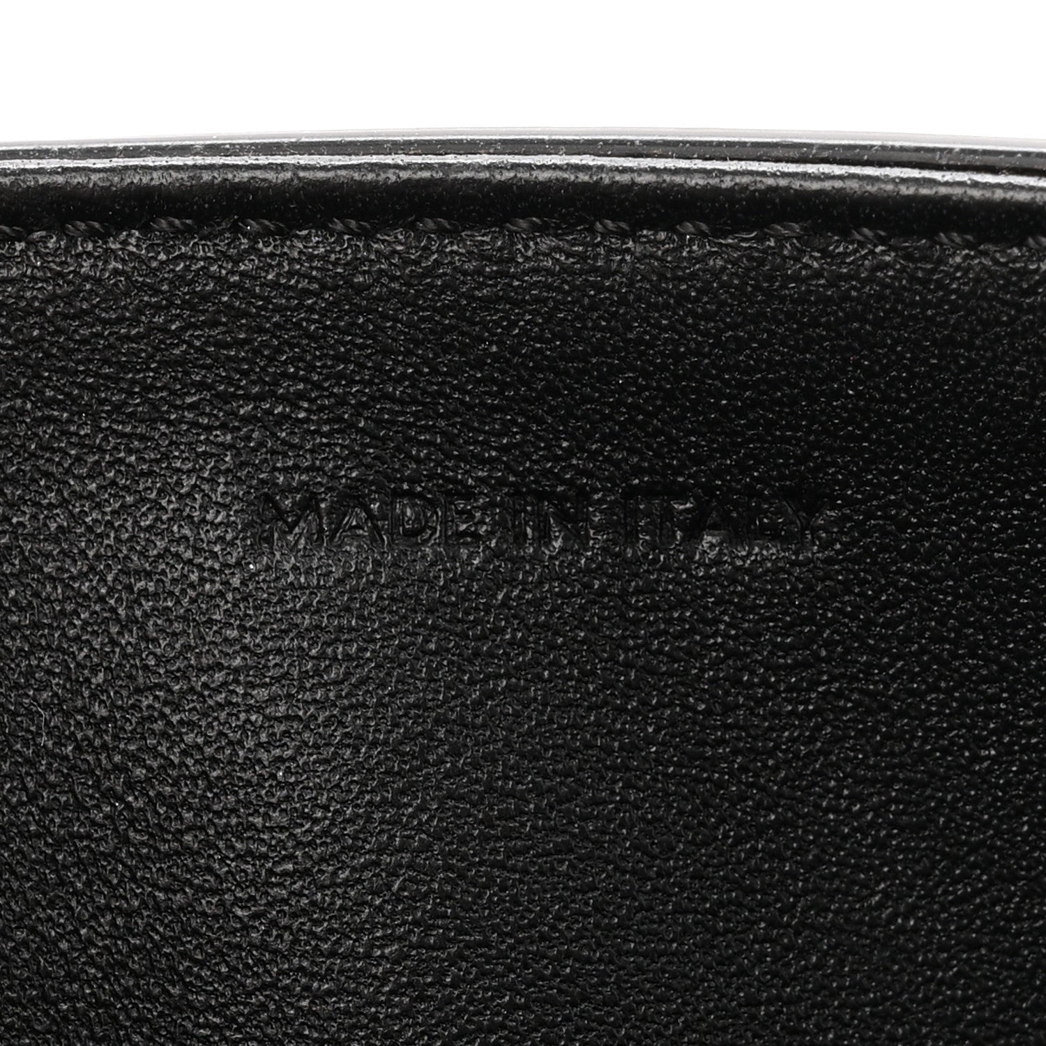 Celine Shiny Calfskin Triomphe Chain Bag Black 7 of 12