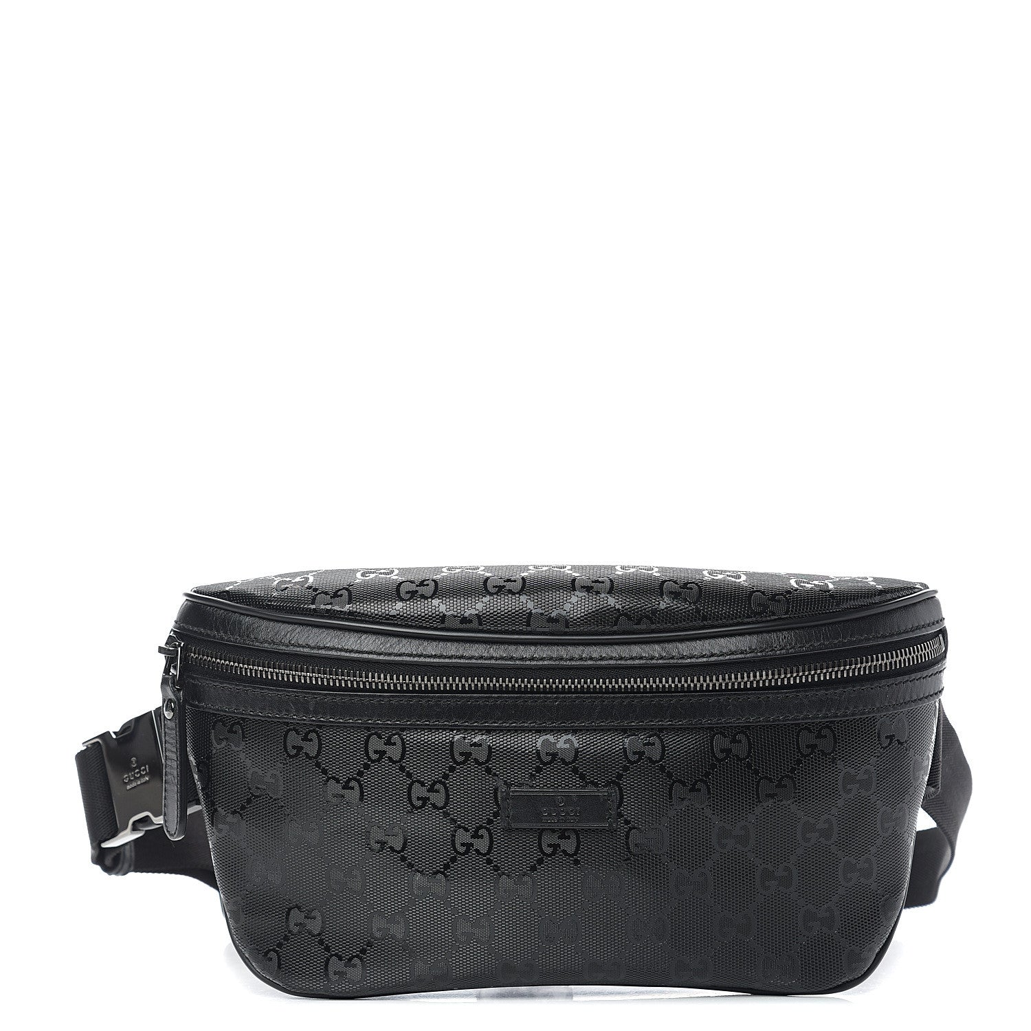 Gucci Imprime Monogram Belt Bag Black 1 of 9