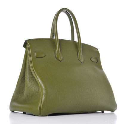Hermes Togo Birkin 35 Vert Veronese 2 of 10