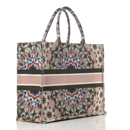 Christian Dior Canvas Embroidered KaleiDioroscopic Book Tote Multicolor 3 of 13