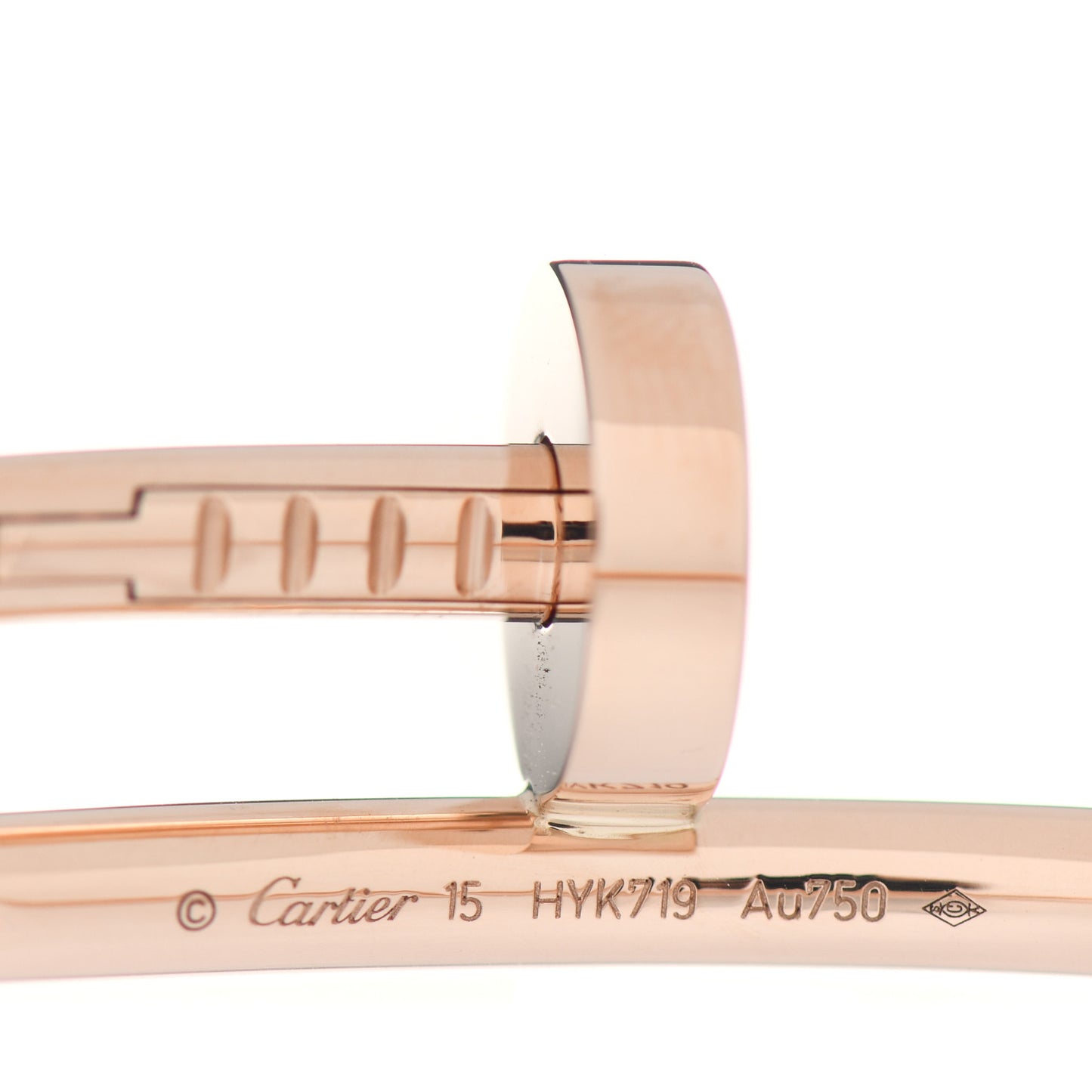 18K Pink Gold Juste Un Clou Bracelet 15