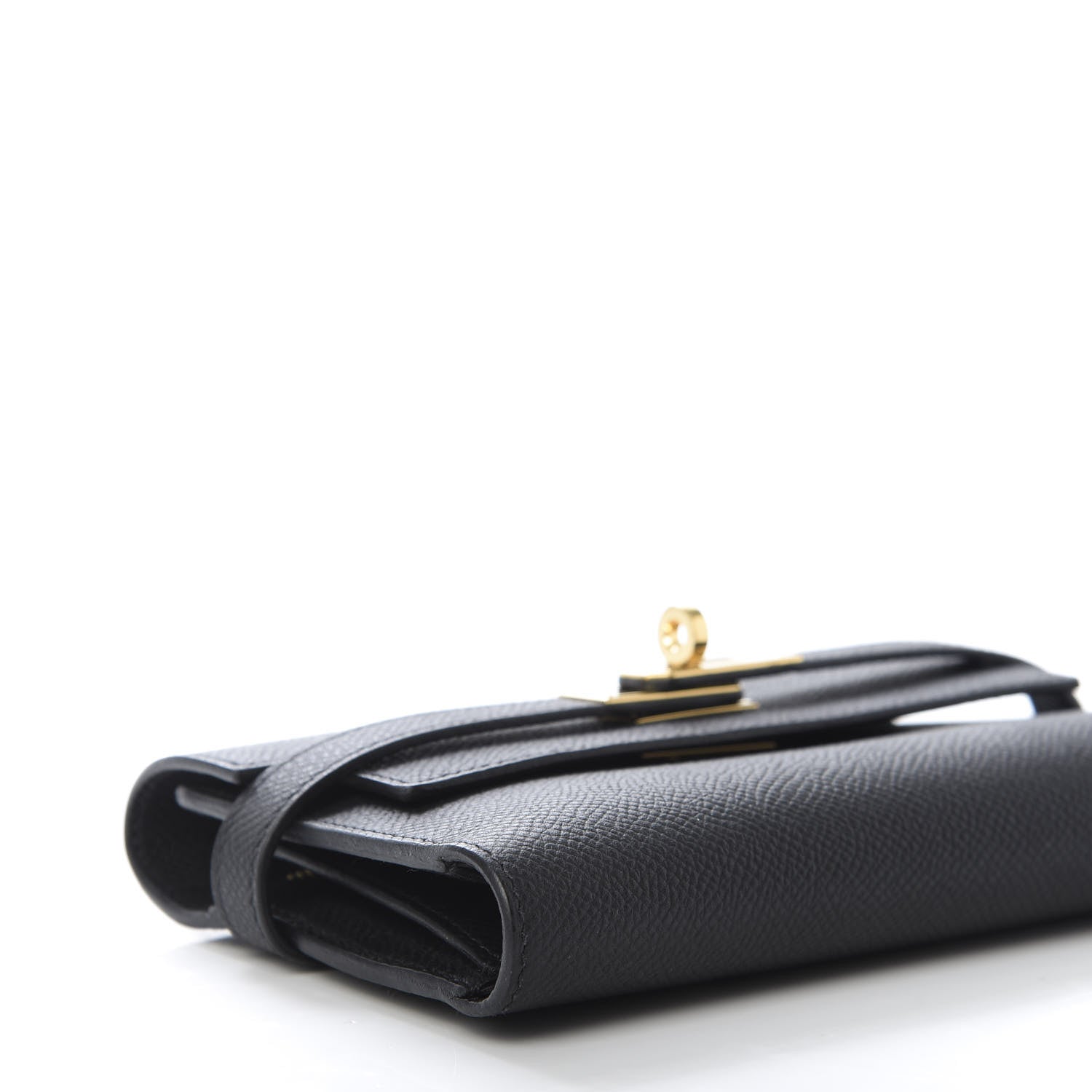 Hermes Epsom Medium Kelly Wallet Black 6 of 9