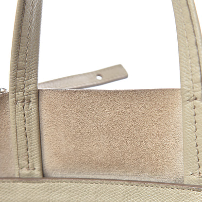 Celine Grained Calfskin Small Vertical Bi-Cabas Fluo Orange Taupe 14 of 23