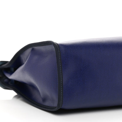 Hermes Toile H Berline Vache Hunter Herbag Zip PM 31 Bleu Encre Bleu Saphir 11 of 12