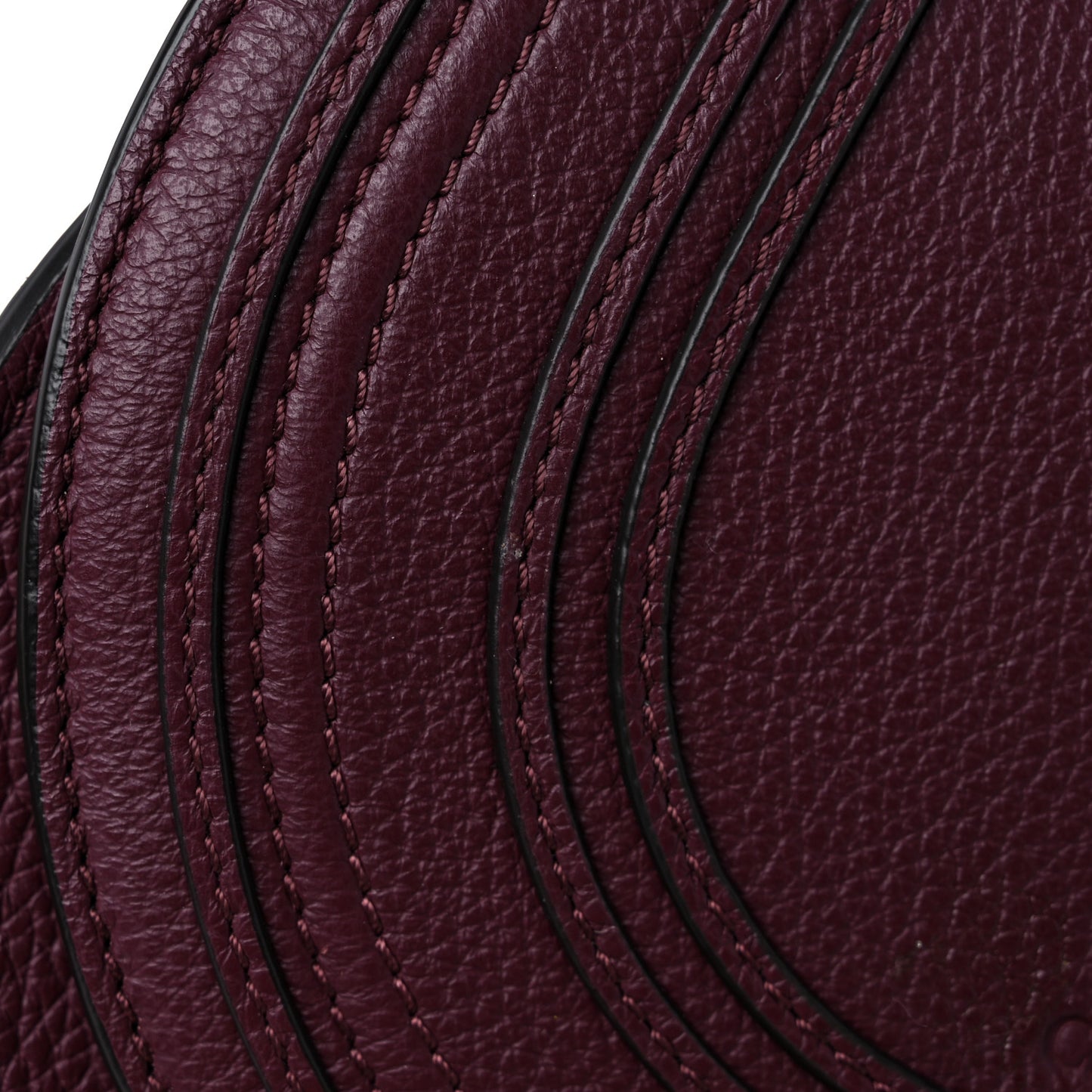 Calfskin Mini Marcie Round Crossbody Bag Wild Purple