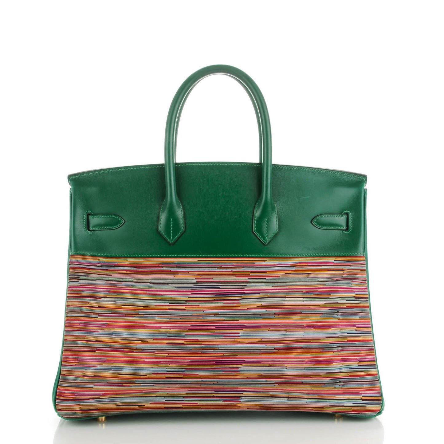 Box Vibrato Birkin 35 Vert Clair