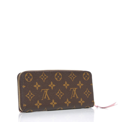 Louis Vuitton Monogram Clemence Wallet Rose Ballerine 3 of 7