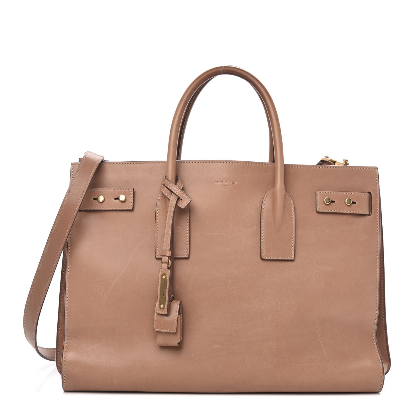 Smooth Calfskin Medium Supple Sac De Jour Brown