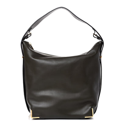 Alexander Wang Calfskin Prisma Skeletal Hobo Dark Green Gold Hardware 1 of 10