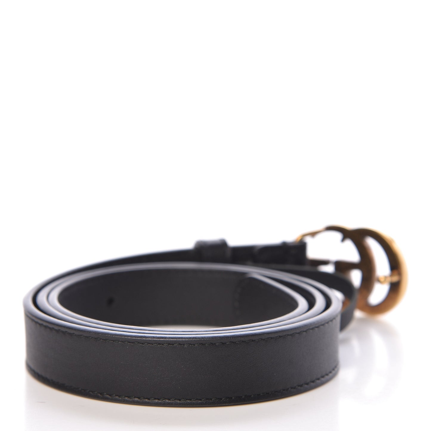 Calfskin Double G 20mm Belt 70 28 Black
