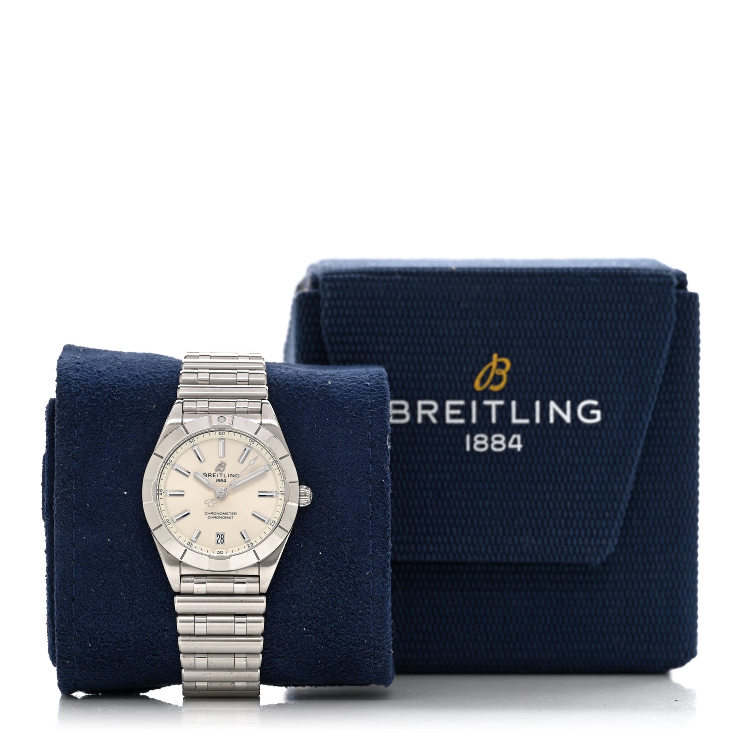 Breitling Stainless Steel 32mm Chronomat Quartz Watch White A77310101A2A1 5 of 5