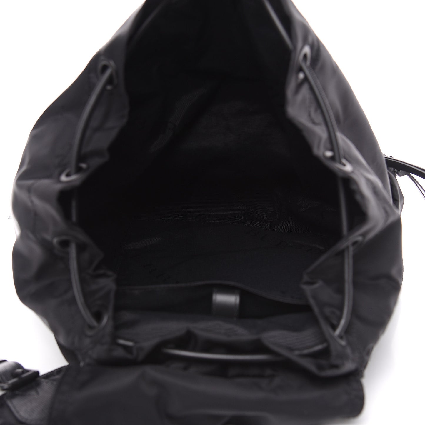 Technical Nylon Large Rucksack Backpack Black