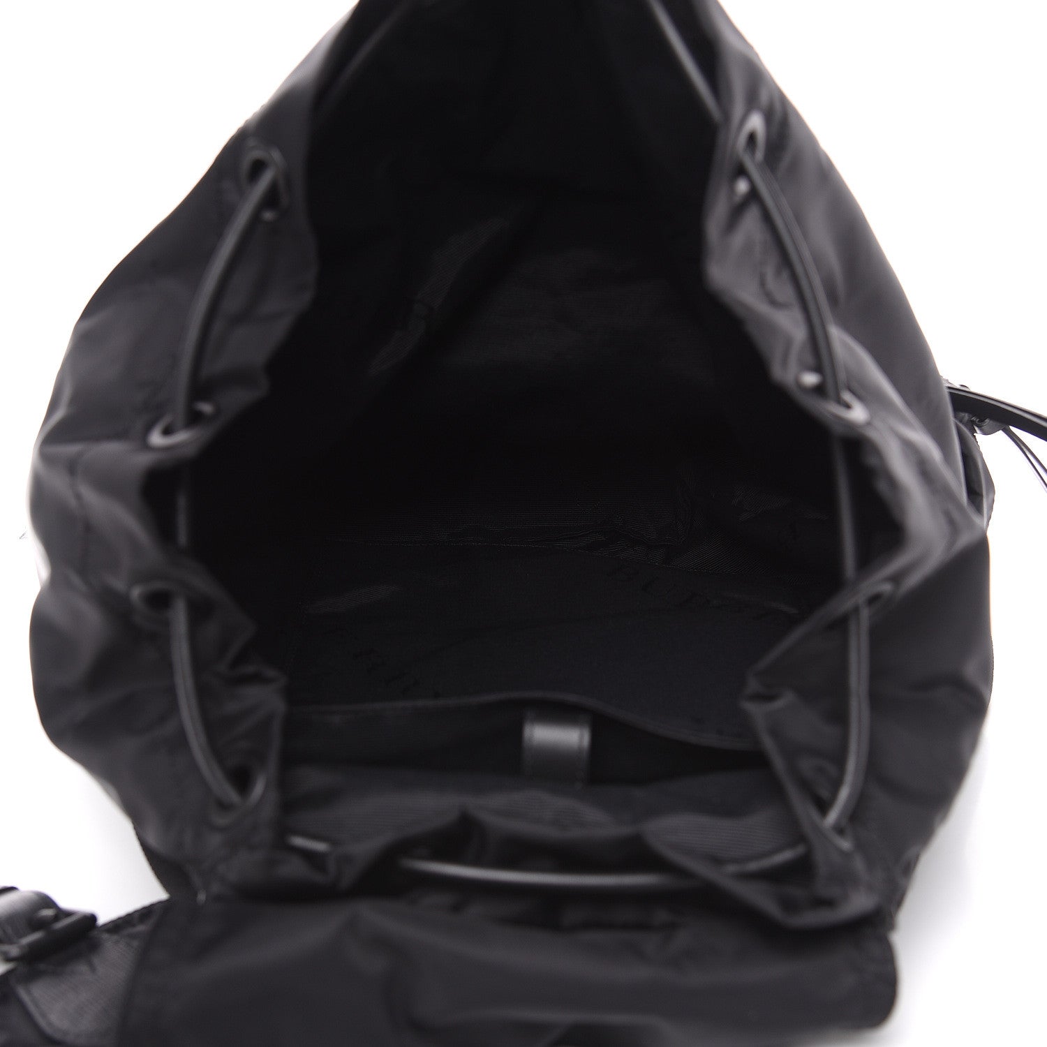 Burberry Technical Nylon Large Rucksack Backpack Black 5 of 9
