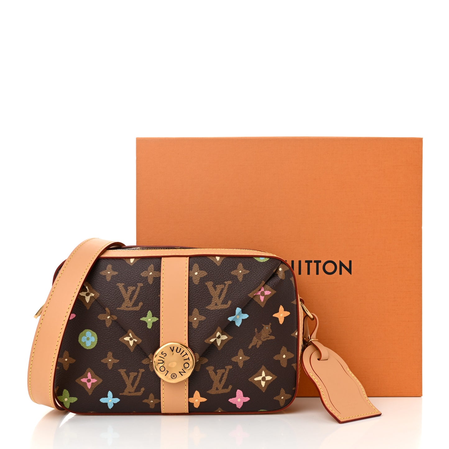 X TYLER THE CREATOR Monogram Craggy Envelope Messenger Chocolate