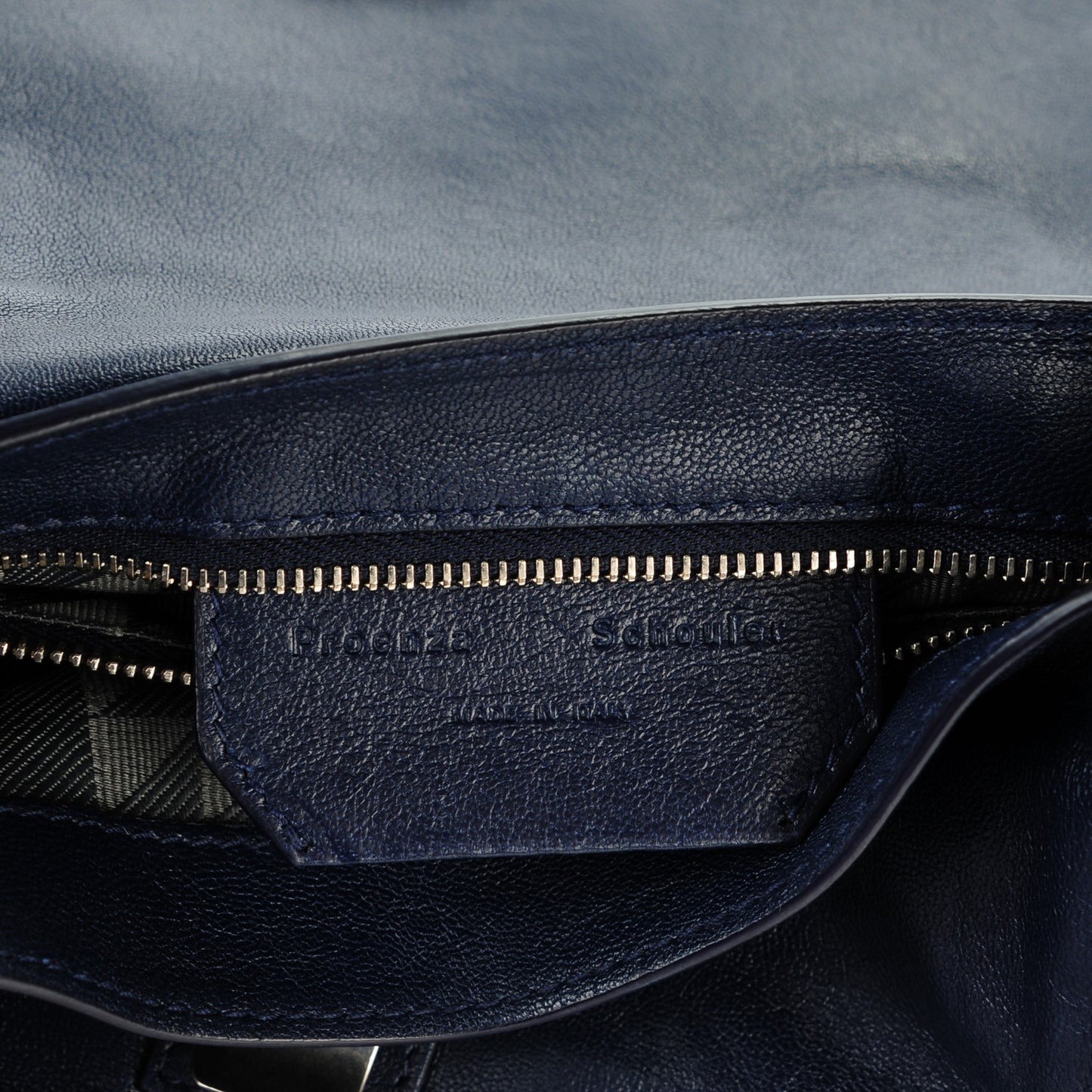 Lambskin PS1 Mini Pouch Messenger Bag Indigo
