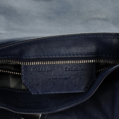 Proenza Schouler Lambskin PS1 Mini Pouch Messenger Bag Indigo 7 of 8