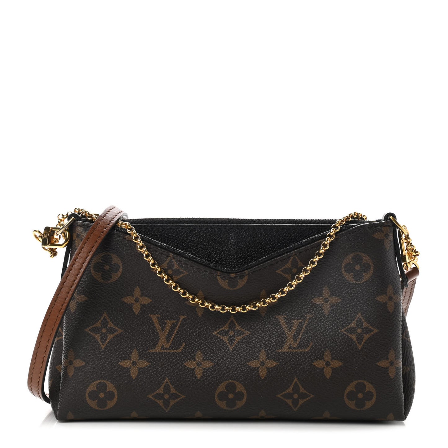 Monogram Pallas Clutch Black