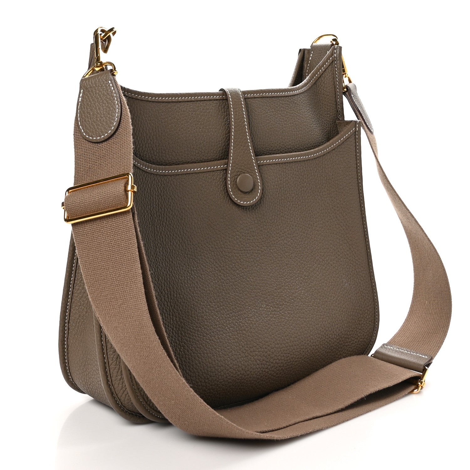 Hermes Taurillon Clemence Evelyne III PM Etoupe 3 of 10