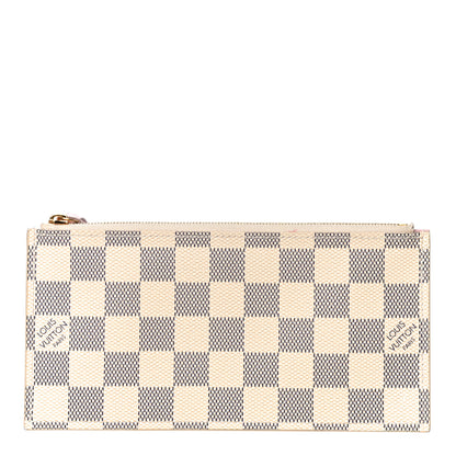 Louis Vuitton Damier Azur Pochette Felicie Chain Wallet Rose Ballerine 13 of 18