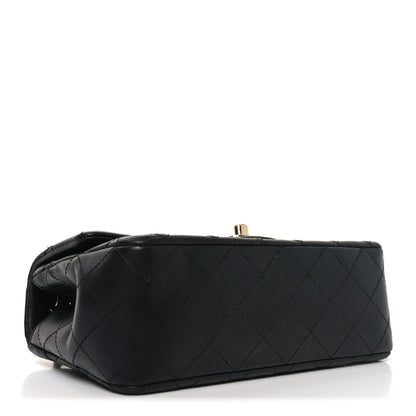 Chanel Lambskin Quilted Mini Rectangular Flap Black 4 of 11