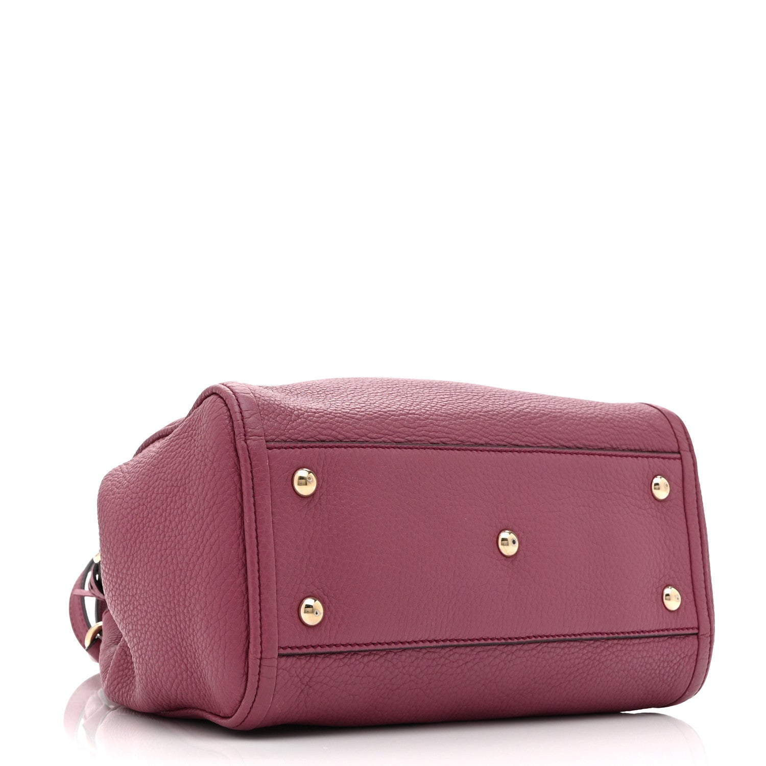 Gucci Pebbled Calfskin Small Soho Shoulder Bag Peonia Flower 4 of 11
