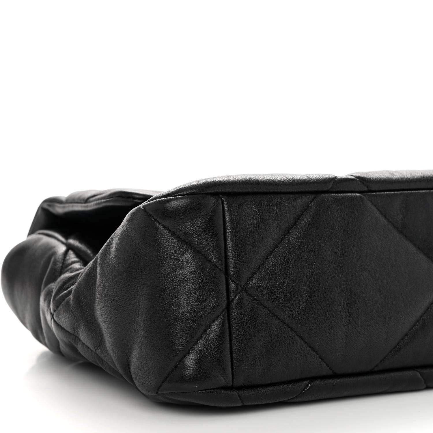Chanel Lambskin Quilted Large Chanel 19 Flap Black 9 of 10