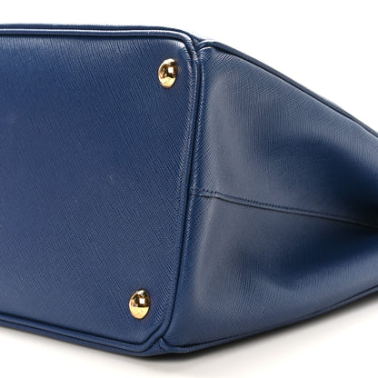 Prada Saffiano Lux Medium Tote Bluette 8 of 8