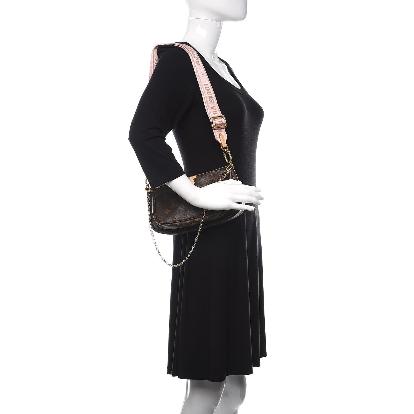 Monogram Multi Pochette Accessories Rose Clair