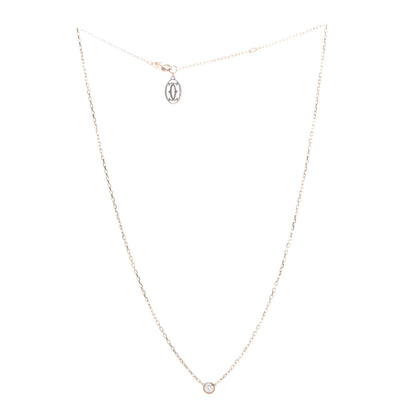 Cartier 18K Pink Gold Diamond XS D'Amour Pendant Necklace 3 of 5