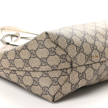 Gucci GG Supreme Monogram Medium Reversible Tote Beige White 11 of 15
