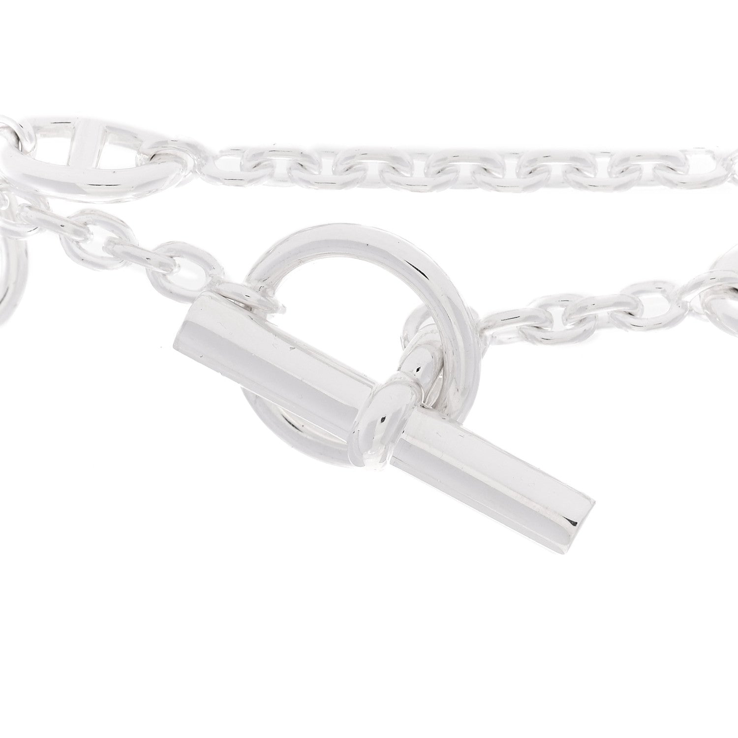 Hermes Sterling Silver Farandole Necklace 120 4 of 6