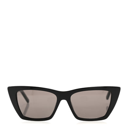 Saint Laurent Acetate Mica Cat Eye Sunglasses SL 276 Black 2 of 8