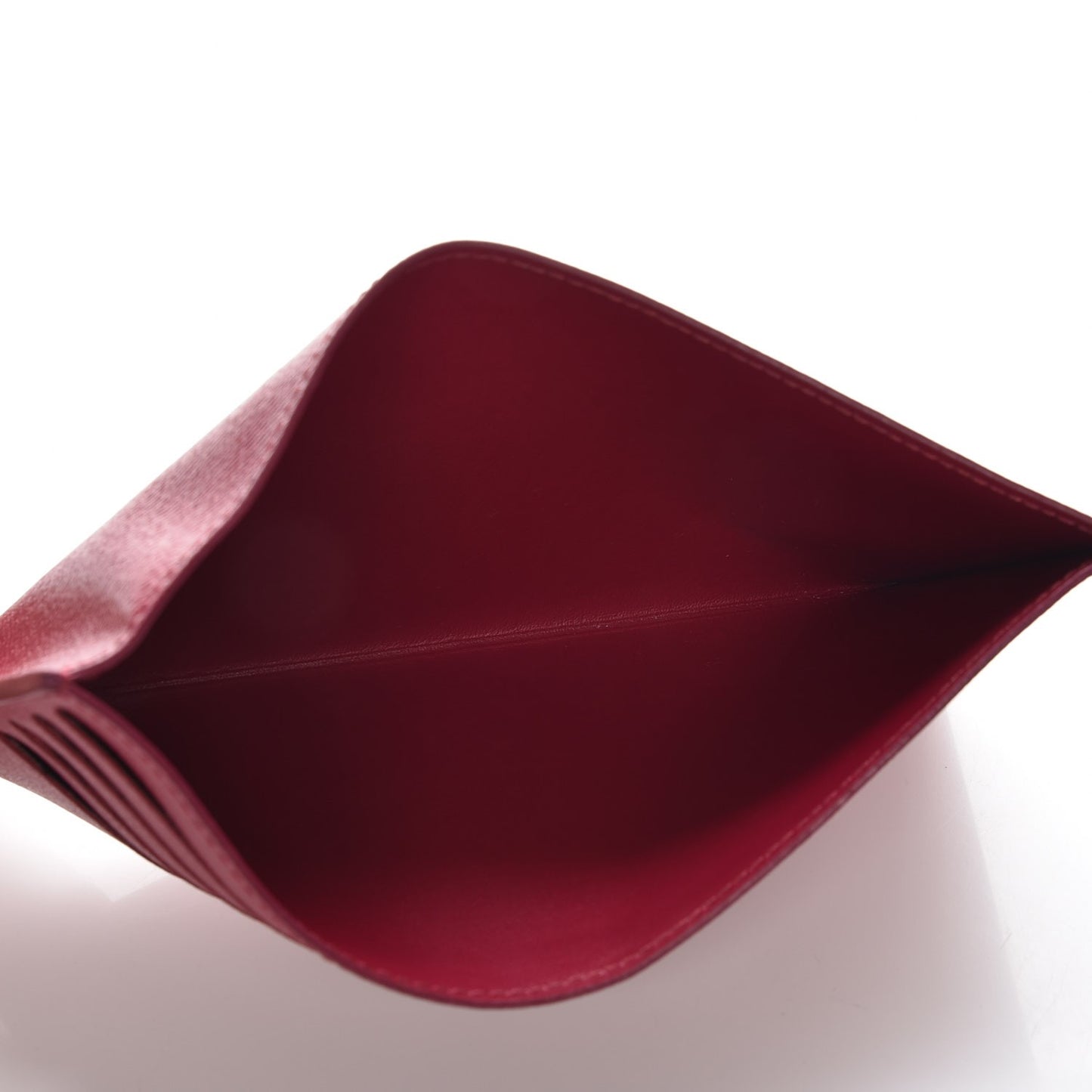 Calfskin Felicie Card Holder Insert Fuchsia