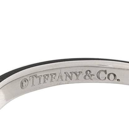 Tiffany Platinum Diamond 2.2mm Half Circle Forever Band Ring 50 5.5 5 of 5