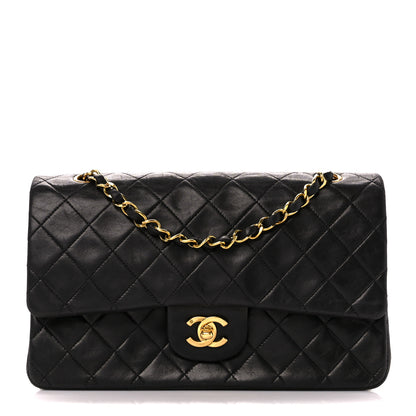 Chanel Lambskin Quilted Medium Double Flap Black 1 of 11
