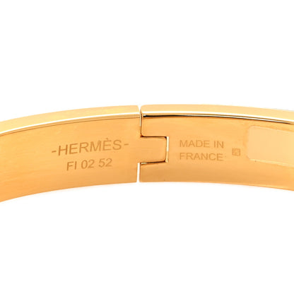 Hermes Enamel Mini Farandole Clic Chaine D'Ancre Bracelet Creme 4 of 5