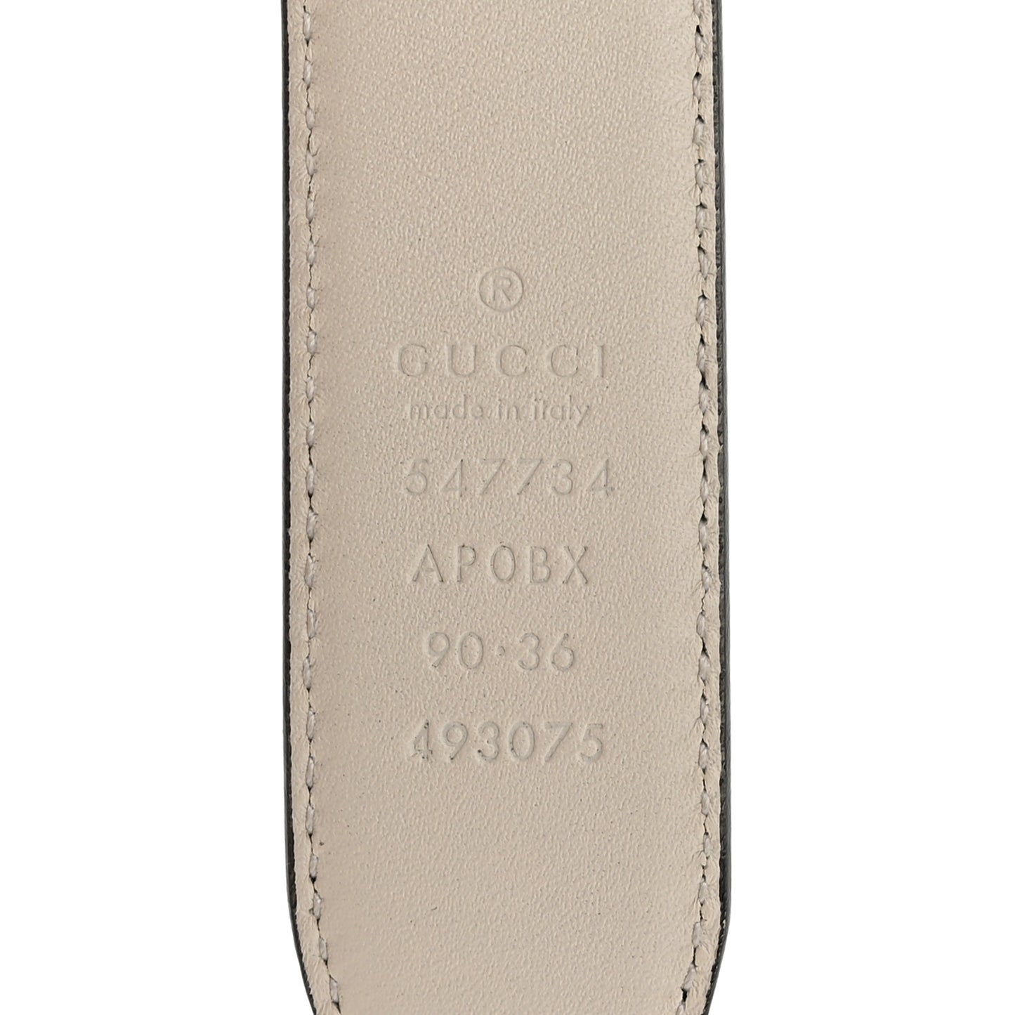 Calfskin Interlocking G Reversible Belt 90 36 Ivory