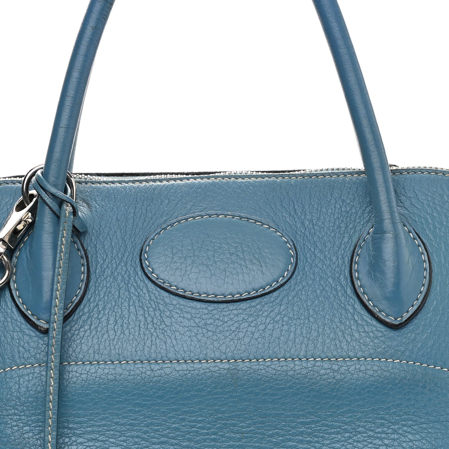 Hermes Taurillon Clemence Bolide 31 Blue Jean 7 of 19