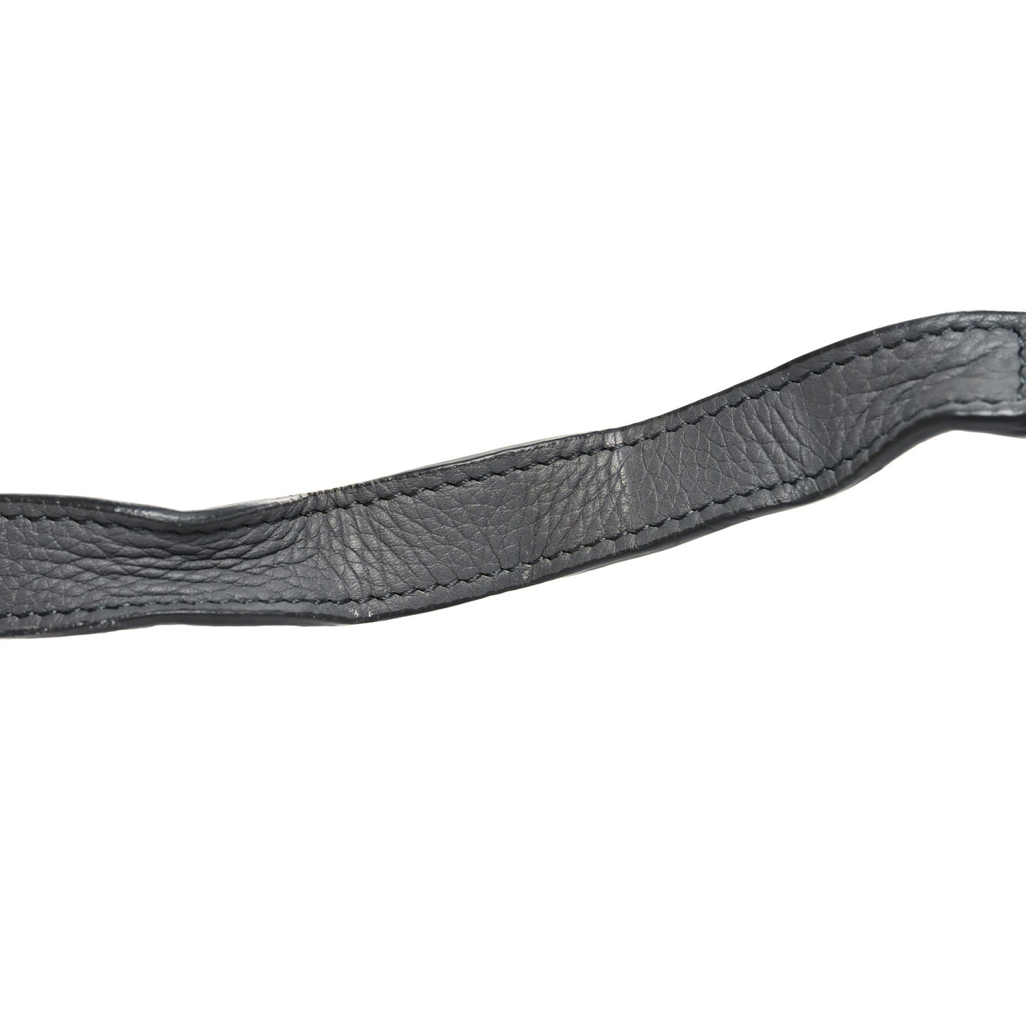 Drummed Calfskin Nano Luggage Kohl