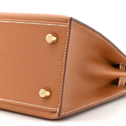 Hermes Epsom Kelly Sellier 25 Gold 9 of 12