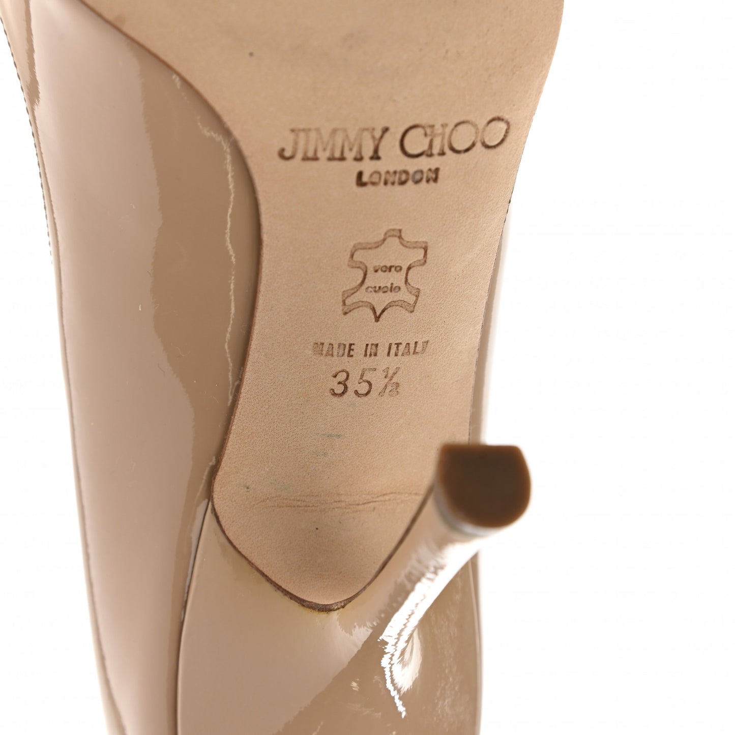 Patent Bow Pumps 35.5 Biege