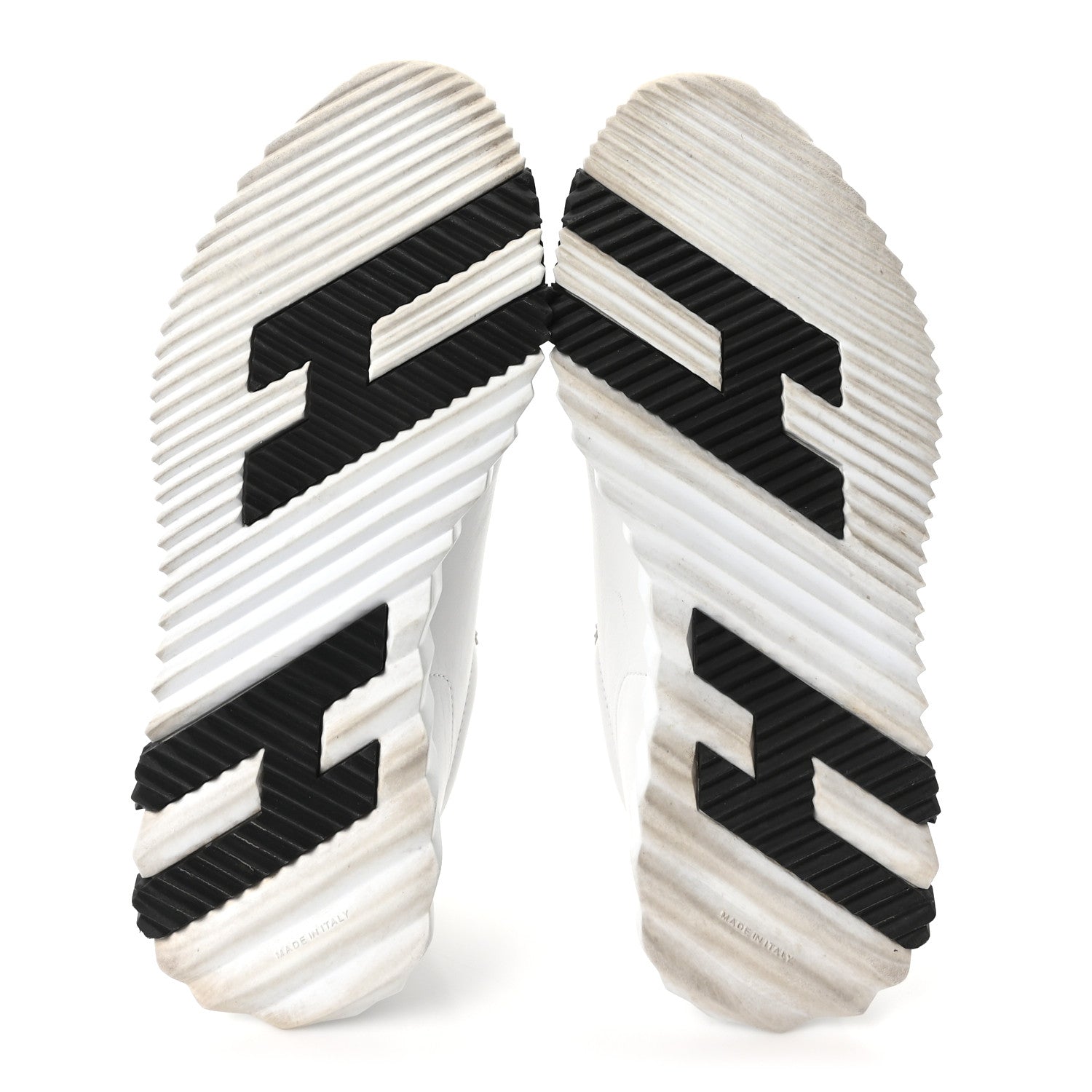 Hermes Calfskin Suede Goatskin Bouncing Sneakers 37.5 White Black 6 of 9