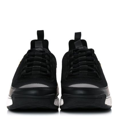 Chanel Velvet Calfskin Mixed Fibers CC Sneakers 42 Black 2 of 9