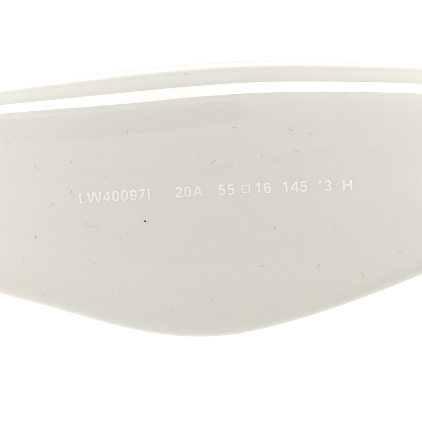 Acetate Inflated Cat-Eye Sunglasses LW40097I White